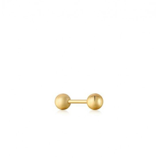 Gold sphere Barbell Single Ear S - 25156