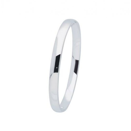 Zilveren bangle - 25629