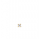 Gold sparkle Barbell Single ear S - 25176