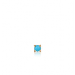 Gold Turq.Cab.barbell single Ear S - 25179