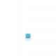 Silv.Turq.Cab.Barbell single Earring 3,5mm - 25180