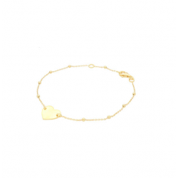 Armband Hart plaatje zilver,925 - 25288