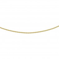 Geelgouden anker collier - 25477