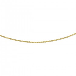 Geelgouden anker collier - 25477