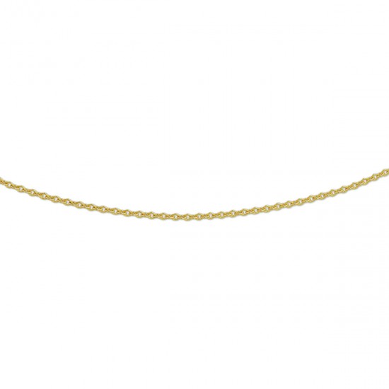 Geelgouden anker collier - 25477