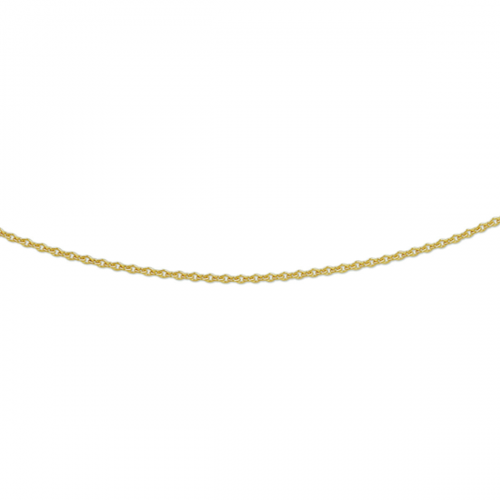 Geelgouden anker collier - 25477