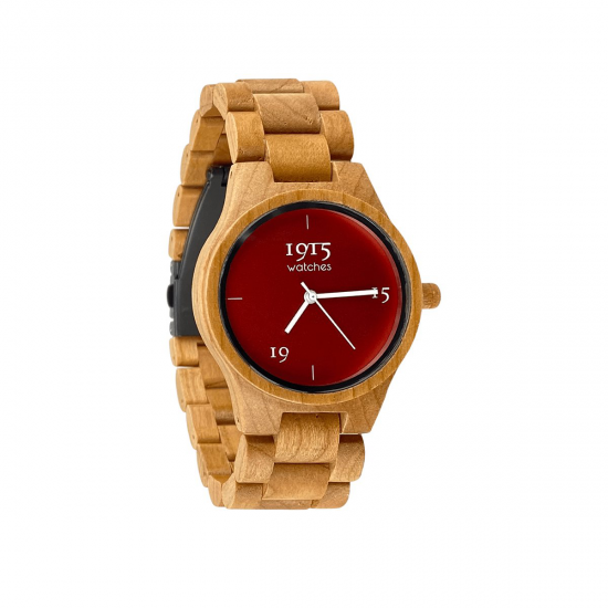1915 Watch origin tulip kersenhout - 25478