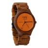 1915 Watch men real leather cognac Teakhout - 25480