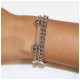 Armband koffieboon 19cm RD 925 - 25494