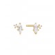 Sparkle Emblem Stud Earrings S - 25558