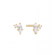 Sparkle Emblem Stud Earrings S - 25558