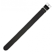 Morellato Perlon horlogeband zwart, aanzetmaat 18mm - 25582