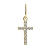 Gisser Gold Pendant 14 krt met zirkonia - 25589