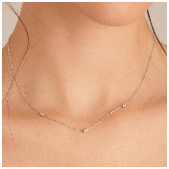 Smooth Twist Chain Necklace M - 25624