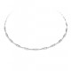 Choker Deluxe Mat/Glans zilver 925 - 25625