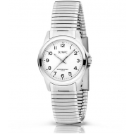 Olympic OL26DSS143 CHARLIE - Horloge - Staal - Wit - 29mm - 25657