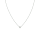 Zilveren hanger met zirkonia. - 25665