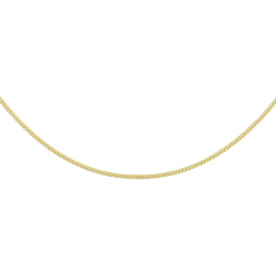 Geelgouden Gourmet collier 1,4 mm. 45cm - 25672