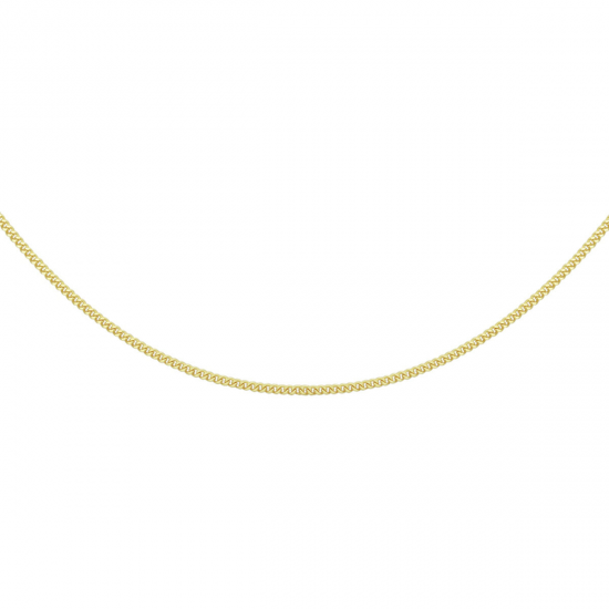 Geelgouden Gourmet collier 1,4 mm. 45cm - 25672