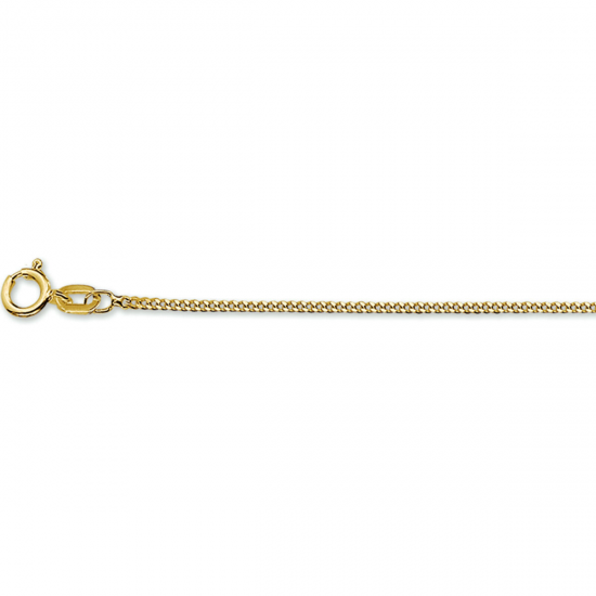 Geelgouden Gourmet collier 1,4 mm. 45cm - 25672