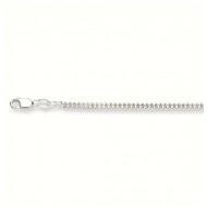 Lengtecollier Gourmet 2,5mm zilver lengte 60cm - 25683