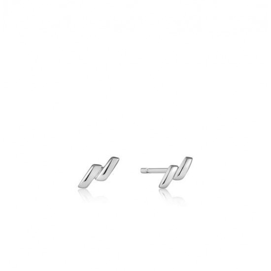 Smooth Twist Stud Earrings S - 25690