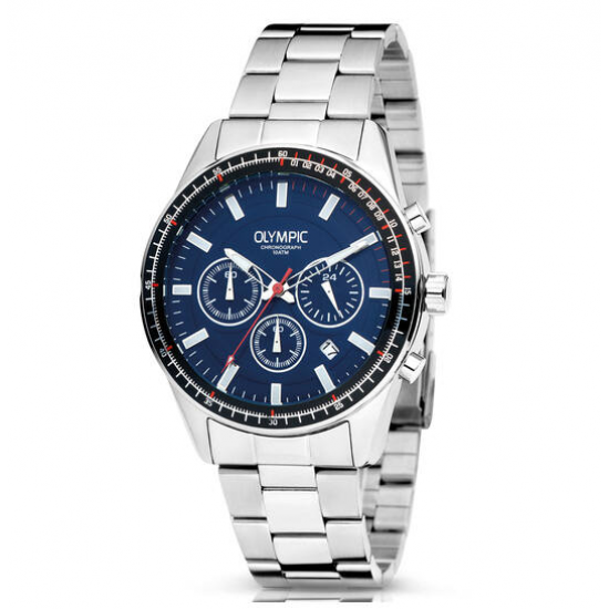 Olympic Mason Hrn Stl. Bracelet Blauw - 25796