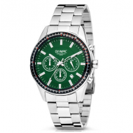 Olympic Mason Hrn Stl. Bracelet Groen - 25797