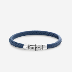 Rebel and Rose Half Round Braided Blue M - 25897