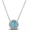 Silv Pendant/Chain/Round - 25904