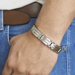 Edelstalen armband 22cm - 25914