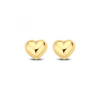 New Bling Oorknop Hartje - Glad - 4mm - Goud - 25943