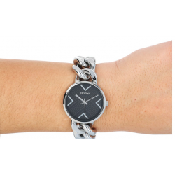 Timepieces zwart/zilverkleurig OOZOO - 25966
