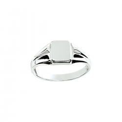 Zilveren graveer ring maat 15,5 - 25971