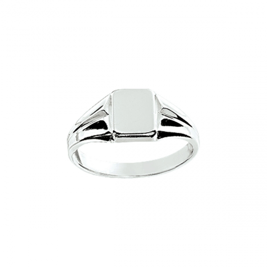 Zilveren graveer ring maat 15,5 - 25971