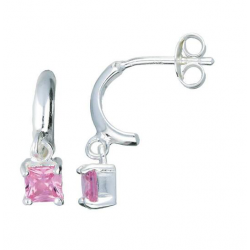 Kinderoorstekers Roze CZ 925 - 26003