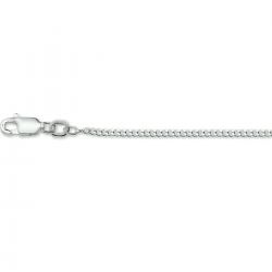 Zilveren gourmet collier 1,8mm - 26019