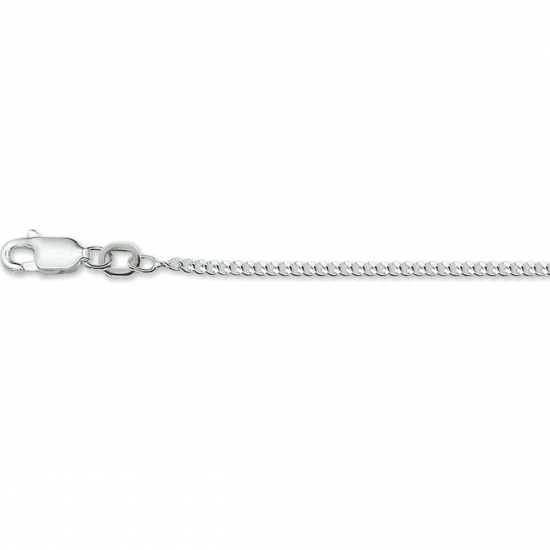 Zilveren gourmet collier 1,8mm - 26019