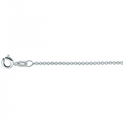 Zilveren Anker collier rond 1,2mm - 26020