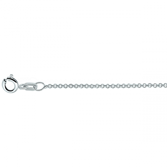 Zilveren Anker collier rond 1,2mm - 26020