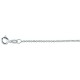 Zilveren anker collier rond 1,2mm - 26021