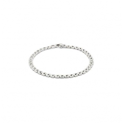 Schakelarmband Pantera, 3mm, 19cm, zilver 925. - 26044