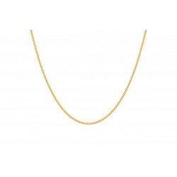 14krt gouden Gourmet collier. 1,4mm, 50cm. - 26054