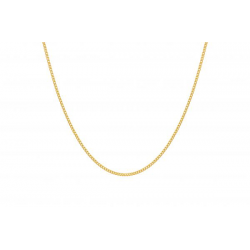 14krt gouden Gourmet collier. 1,4mm, 50cm. - 26054