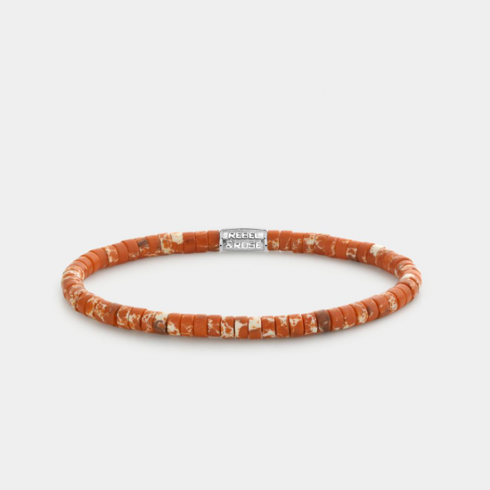 Rebel & Rose armband Slices - Apples of Orange - 4mm S - 26064