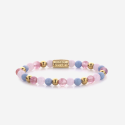 Rebel &Rose armband Pink Summer Vibes 6mm S - 26065