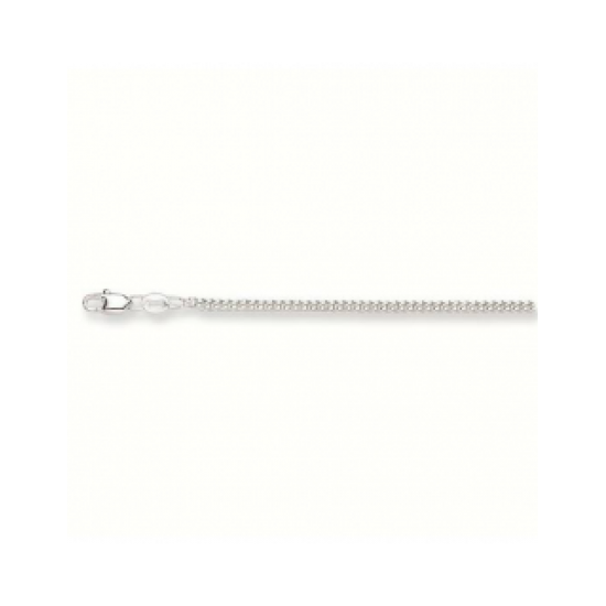 Zilveren Gourmet collier 2,1mm 42cm - 26111