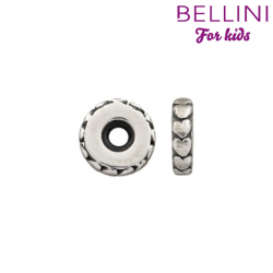 Zilveren Bellini stopper hartjes - 26119