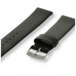 Morellato horlogeband  zwart leer ongestikt - 26127