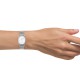 OOZOO Vintage series - zilverkleurige horloge met zilverkleurige metalen mesh armband - C20256 - 26145